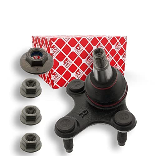 Image of febi bilstein 31486 Ball Joint with lock nuts, pack of one