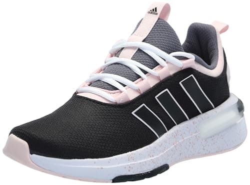 Image of adidas Women's Racer Tr23 Shoes Sneaker, Black/Black/Sandy Pink, 6 UK