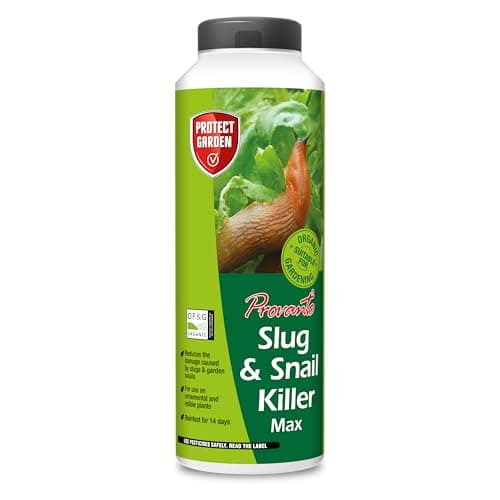 Image of PROTECT GARDEN 86601082 Slug & Snail Killer Max, 800G - Powerful Slug Killer Pellets - for Protecting Ornamental Plants and Garden Vegetables - Snail Repellant - Approved for Organic Gardening