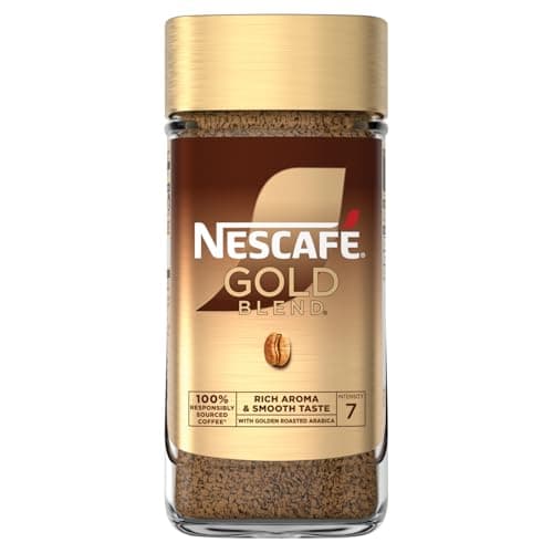 Image of NESCAFÉ Gold Blend Signature Instant Coffee, Premium Rich Aroma and Smooth Taste, 190g (Pack of 1)