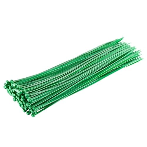 Image of GTSE Heavy Duty Long Green Cable Ties, 780mm x 9.0mm, Pack of 100, Premium Nylon Zip Ties, Plastic Tie Wraps, Secure Self-Locking Mechanism, for Home, Garden, Office and DIY