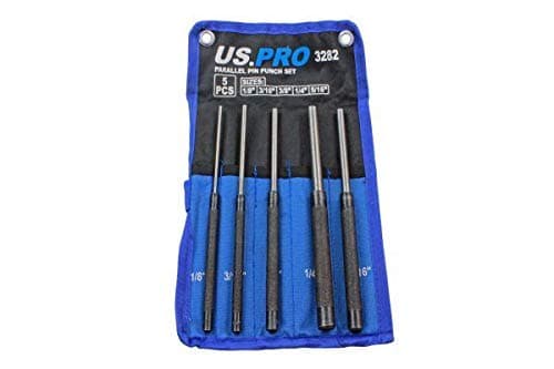 Image of US PRO Tools 5pc Parallel Pin Punch Set 1/8" to 5/16" 3282
