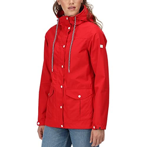 Image of Regatta Womens Bayarma Hooded Waterproof Jacket - Red - 8