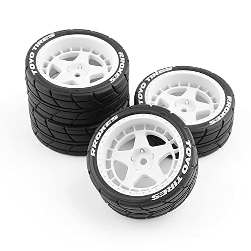 Image of LICHIFIT 4pcs/1set Drift Wheel Hub Tire RC Tyres for HPI for KYOSHO for Tamiya 1:10WRC TT02 XV01 RC Car Modification Upgrade Parts