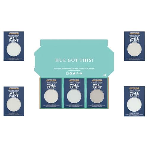 Image of Rust-Oleum Wall Paint in Chalky Finish - Delicate Greys Tester Box