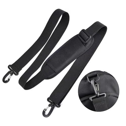 Image of Amusingtao Adjustable Shoulder Strap, Universal Replacement Bag Strap with Comfort Fit Pad, 35-63inch Cross Body Bag Strap, for Laptop Shoulder Bag, Camera, Duffel, Sports, Travel, Messenger Bags