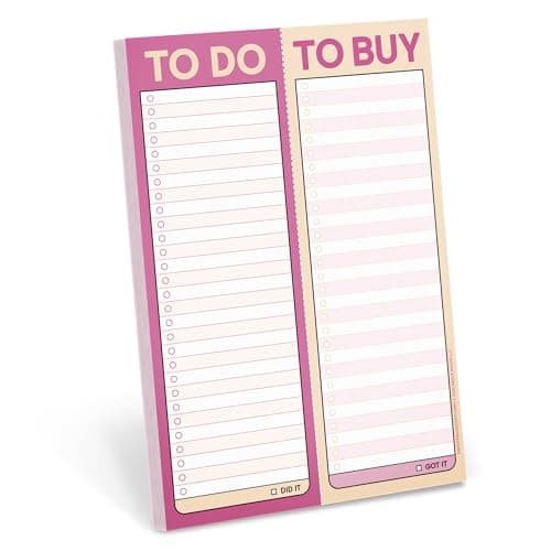 Image of Knock Knock To Do / To Buy Perforated Pad (Pastel Version) (Knock Knock Perforated Pads)