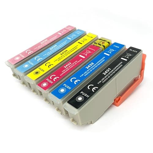 Image of Ink Express 24XL Ink Cartridges Multipack Compatible with Epson Printers; Epson Expression Photo XP-55, XP-65, XP-750, XP-760, XP-850, XP-860, XP-950, XP-960, XP-970