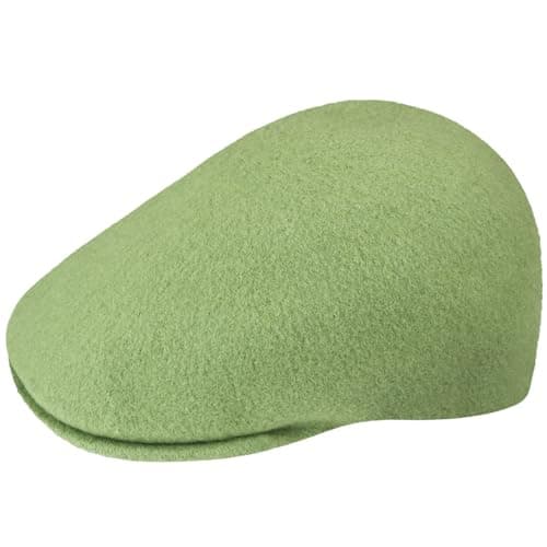 Image of Kangol Seamless Wool Gatsby 507 Flat Cap Duckbill (XL (60-61 cm) - Green)