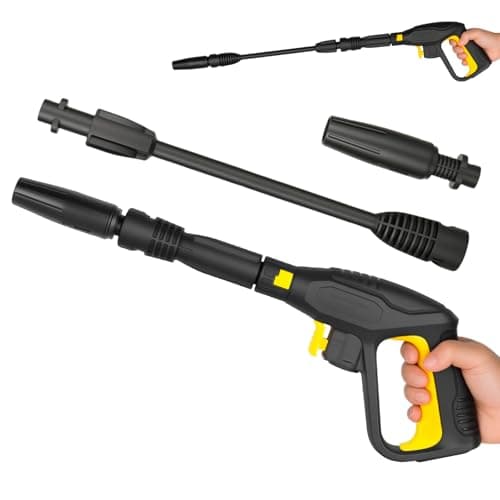 Image of Replacement Pressure Washer Gun with Extension Wand, Compatible with Karcher Quick Connect K2 K3 K4 K5 K6 K7, 2175PSI Car Wash Lance Trigger Gun Kit, with Adjustable Spray Wand Nozzle