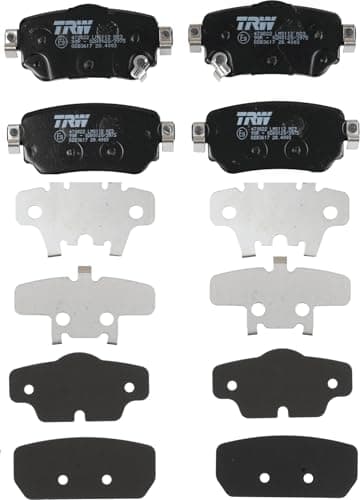Image of TRW GDB3617 Brake Pad Set of 4 for Nissan Kicks II (J11, J11_) 2013 - Rear Axle and other vehicles