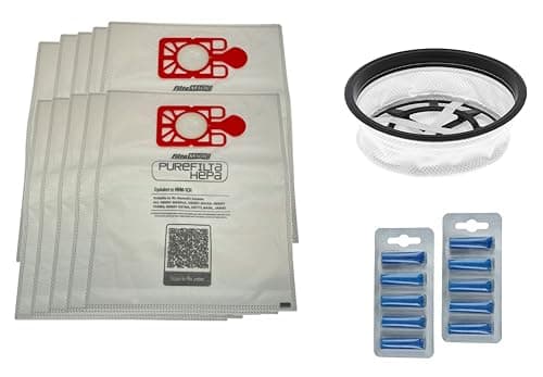 Image of FiltaMagic Compatible Numatic Henry & Hetty Compact 160 Series HVR160 HET160 HEPA Vacuum Cleaner Bags x10 with 11" Filter Kit