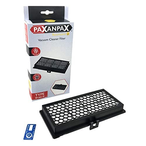 Image of Paxanpax PFC1061 Anti Odour Vacuum Cleaner Filter with Timestrip Indicator for Miele SF-AA30 9616080, S300, S2000, S7000, Black