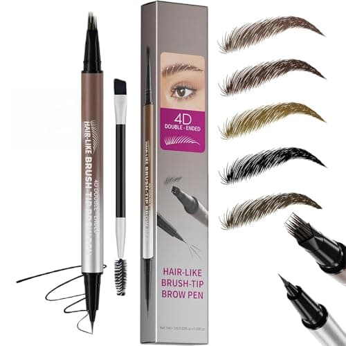 Image of Waterproof Eyebrow Pomade Kit with Dual - Ended Brush, Smudge Resistant Long-Lasting 3D Brow Gel Soap, Quick-Dry Oil-Free Formula for Perfectly Sculpted Natural Defined Brows (Light Brown)