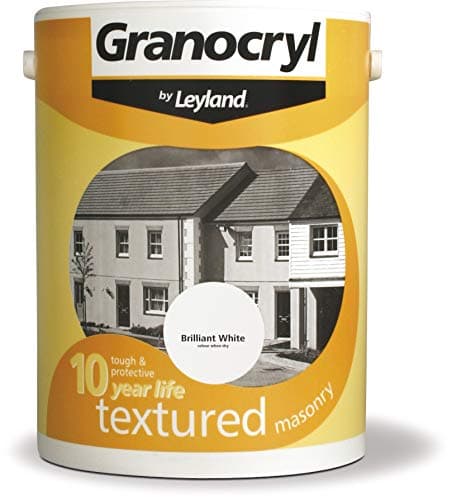 Image of Leyland - Granocryl - Textured Masonry Paint - Brilliant White - 5L