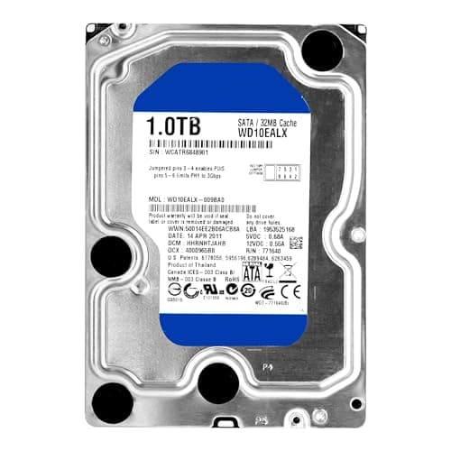 Image of BQTEC Hard Disk Internal HDD for WD10EALX 1TB 7200 RPM SATA III 3.5 Inches 32 MB Cache