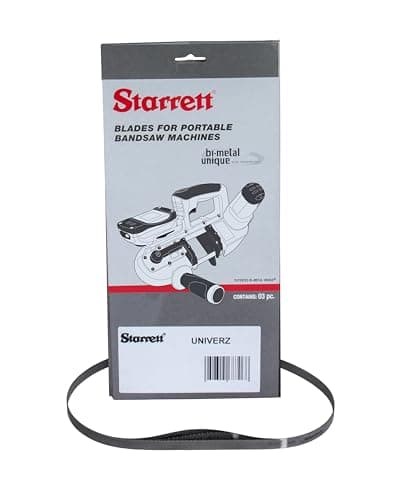 Image of Starrett Univerz Portable Cordless Bandsaw Blades 733 x 13 x 0.35mm - 18tpi - Pack of 3