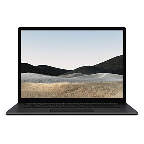 Image of Microsoft Surface Laptop 4 Super-Thin 15 Inch Touchscreen Laptop (Black) – Intel Core i7, 32GB RAM, 1TB SSD, Windows 11 Home, 2022 Model