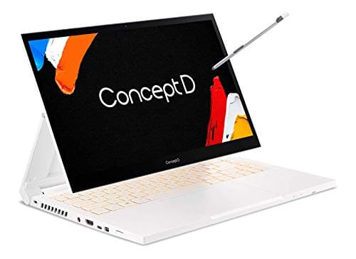 Image of Acer ConceptD 3 Ezel CC314-72G-72SX Convertible Creator Laptop, Intel i7-10750H, GeForce GTX 1650 Max-Q, 14" FHD, Gorilla Glass, Pantone Validated, 100% sRGB, 16GB, 512GB NVMe SSD, Wacom AES 1.0 Pen