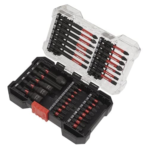 Image of Sealey AK8283 35pc Impact Grade Power Tool Bit Set