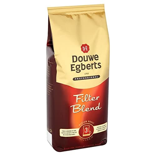 Image of Douwe Egberts Professional Filter Blend Coffee 1KG 1000g French Press Cafetiere Ground Bag (1 x 1kg Bags)