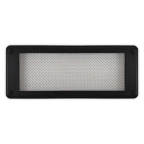 Image of Roshield Pest Proofing Air Brick Mesh Vent Cover | Mouse Insect Rodent Control Prevention x 1 (Black, Standard)