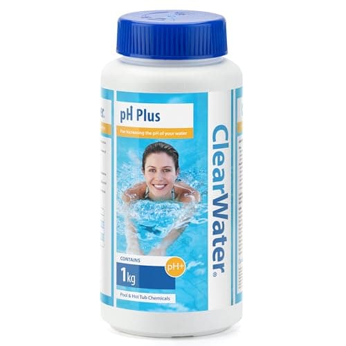 Image of Clearwater pH Plus Increaser - 1 kg Granules for Hot Tub, Spa & Swimming Pool Water Treatment, Boosts pH & Improves Water Balance