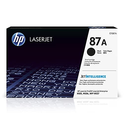 Image of HP CF287A 87A Original LaserJet Toner Cartridge, Black, Single Pack