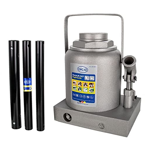 Image of alca Heavy Duty 50 Tons Hydraulic Bottle Jack Lifting Stand Truck Bus Plant Machinery Lift Tool 433500