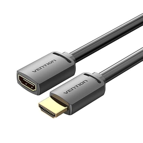 Image of VENTION HDMI Extender 3m 4K 60Hz HDMI Extension Cable High Speed Male to Female Lead Support HDMI2.0, 3D, HDR, ARC Compatible with TV Roku Laptop Xbox Blu-Ray PS5/PS4 Switch