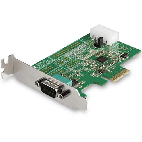Image of StarTech.com 1-port PCI Express RS232 Serial Adapter Card - PCIe RS232 Serial Host Controller Card - PCIe to Serial DB9 - 16950 UART - Low Profile Expansion Card - Windows & Linux (PEX1S953LP)