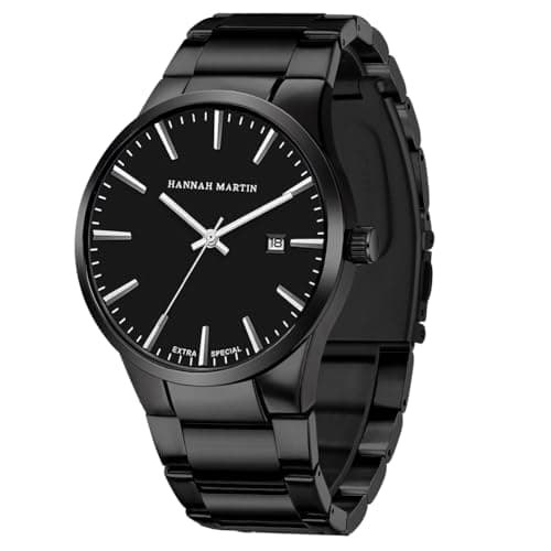 Image of OFFCUP Mens Watches Stainless Steel Analogue Date Wrist Watch for Men Business Casual Quartz Watches Fashion Christmas Thanksgiving Gifts