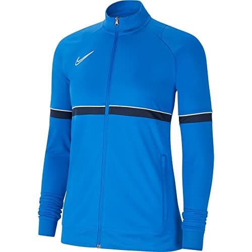 Image of NIKE Women's Women's Academy 21 Track Jacket, ROYAL BLUE/OBSIDIAN, XS UK