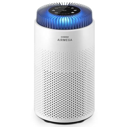 Image of COWAY Air Purifier for Home Bedroom, Auto HEPA Air Purifiers for Small Space, Quiet 18.4 dB, CADR 120.1 m³/h, Smart Auto Mode for Dust, Smoke, Pets, AIRMEGA 50