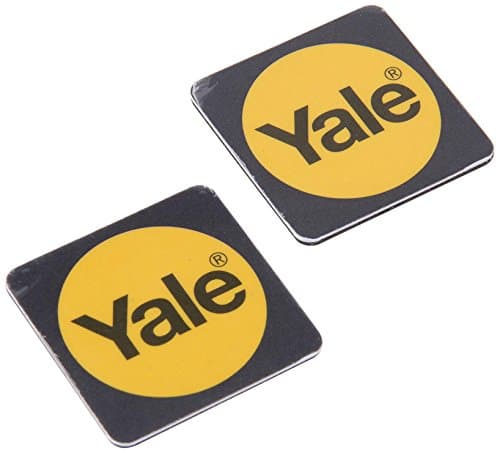 Image of Yale P-YD-01-CON-RFIDPB Smart Door Lock Phone Tag, Black, Pack of 2