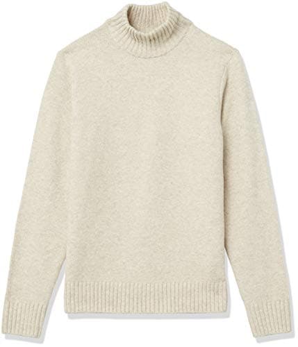 Image of Amazon Essentials Men's Long-Sleeve Soft Touch Turtleneck Jumper, Off-White, XL