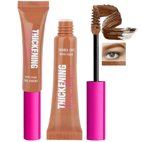 Image of Eyebrow Gel with Waterproof Formula, Long-Wear, Volumizing Brow Gel with Buildable Creamy Formula for Color and Structure, Non-Sticky, Smudge-Proof Instant Brow Styler (Auburn)