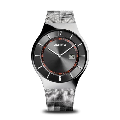 Image of BERING Men Analog-Digital Quartz Watch with Stainless Steel Strap 51640-077-A, Grey