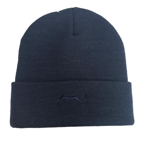 Image of Slazenger Unisex Cozy Knit Beanie Navy Mens