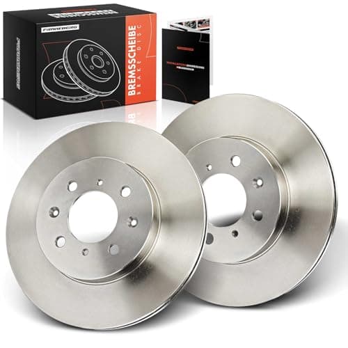 Image of Frankberg Brake Disc Set incl. 2x Discs Front Vented Ø262mm Compatible with Civic VI Hatchback EJ EK Civic VII Hatchback Replace# 45251SK7A00,45251ST3E10