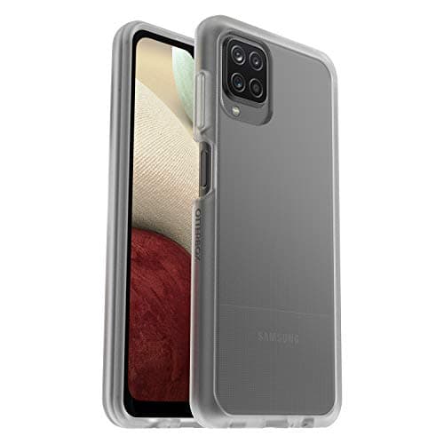 Image of OtterBox React Series Case for Samsung Galaxy A12, Shockproof, Drop proof, Ultra-Slim, Protective Thin Case, Tested to Military Standard, Clear