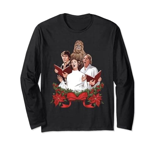 Image of Star Wars Christmas Jedi Carols Long Sleeve T-Shirt