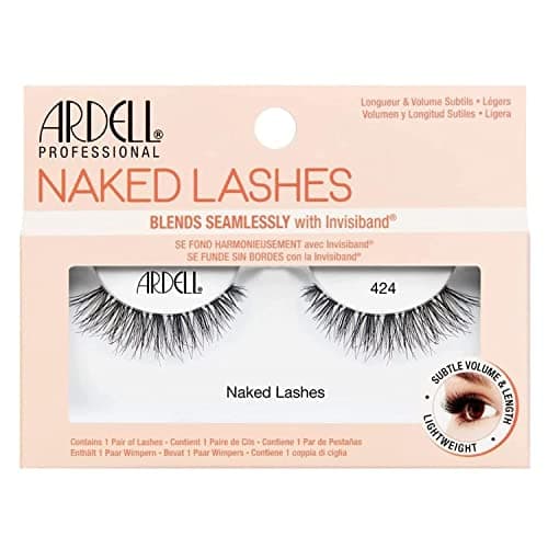 Image of Ardell Naked Lash 424 False Eyelashes, Subtle Volume and Length, Vegan Friendly, 1 Pair (Pack of 1)