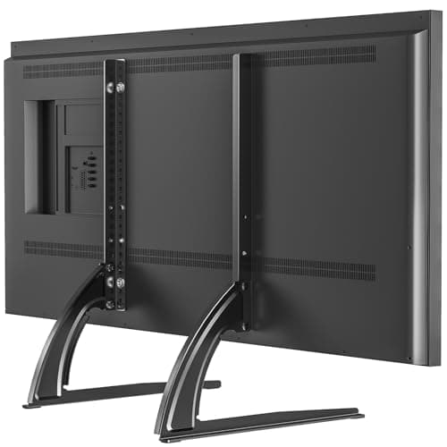 Image of ELIVED Universal TV Stand Base TV Leg with 3-Level Height Adjustment for Most 27-55 Inch LED, LCD Flat/Curved TVs, Replacement Table Top TV Base Max VESA up to 800x400mm, Holds up to to 40KG EV2005
