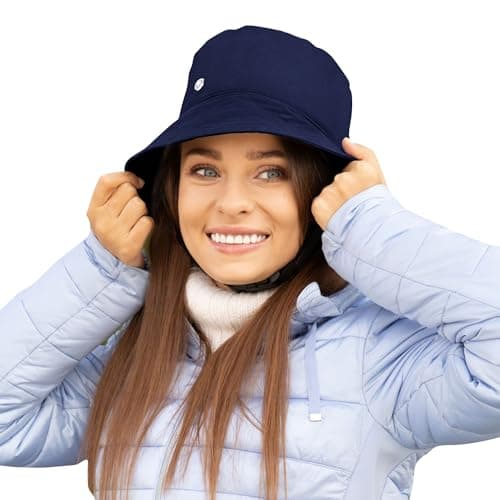 Image of Ribcap Billie Medical Grade Protective Helmet | Navy Blue | Small (Head Circumference 53-55 cm) | Soft Helmet for Epilepsy | Protective Helmet for Seizures | Fashionable and No Stigma