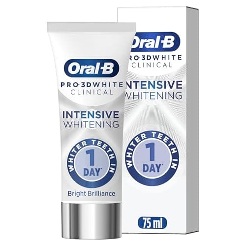 Image of Oral-B Pro-3D White Clinical Intensive Whitening Toothpaste Bright Brilliance 75ml