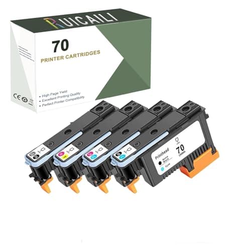 Image of Print Head Compatible Printhead for HP 70 Designjet Z2100 Z5200 Z3200 Z3100 (4, MBK/C, LM/LC, M/Y, PBK/LG)