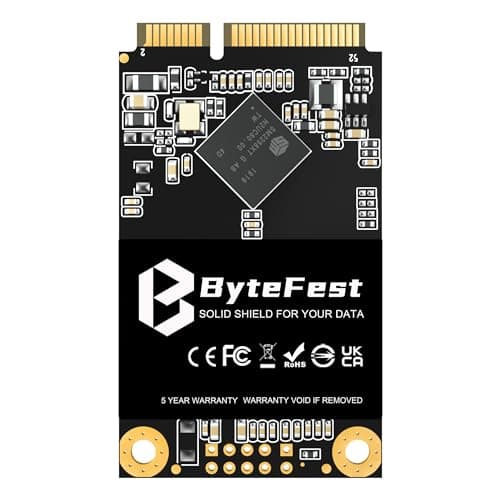 Image of ByteFest mSATA SSD 128GB Mini SATA III 6 Gb/s Internal Solid State Drive(30x50mm), High Performance, 3D NAND, Upgrade storage for laptop and desktop
