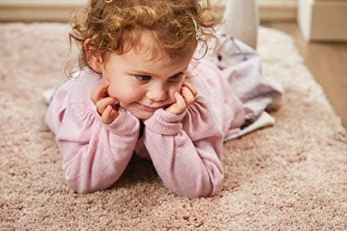 Image of Origin Buddy Mat 100% Polyproplene Frisee Rug My Rug (NUDE PINK, 60x100cm)