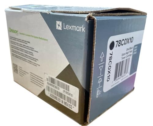 Image of Lexmark 78C0X10 Black Extra High Yield Toner Cartridge